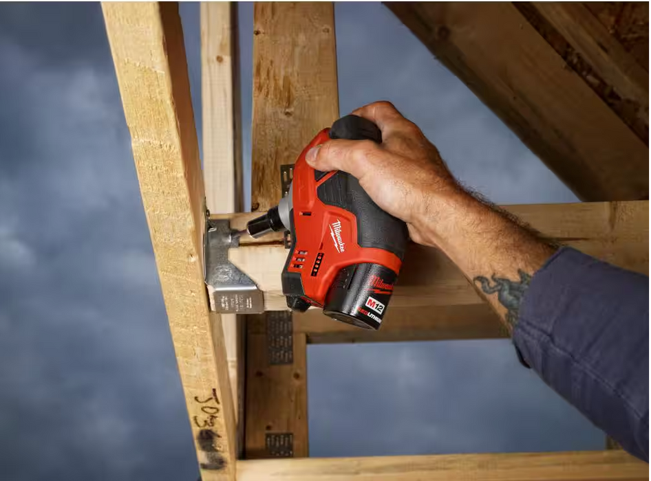 2458-20 Milwaukee M12 Fuel Palm Nailer (Tool Only)