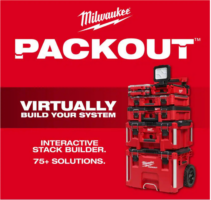 0970-20 Milwaukee M18 Fuel PACKOUT 2.5 Gallon Wet/Dry Vacuum