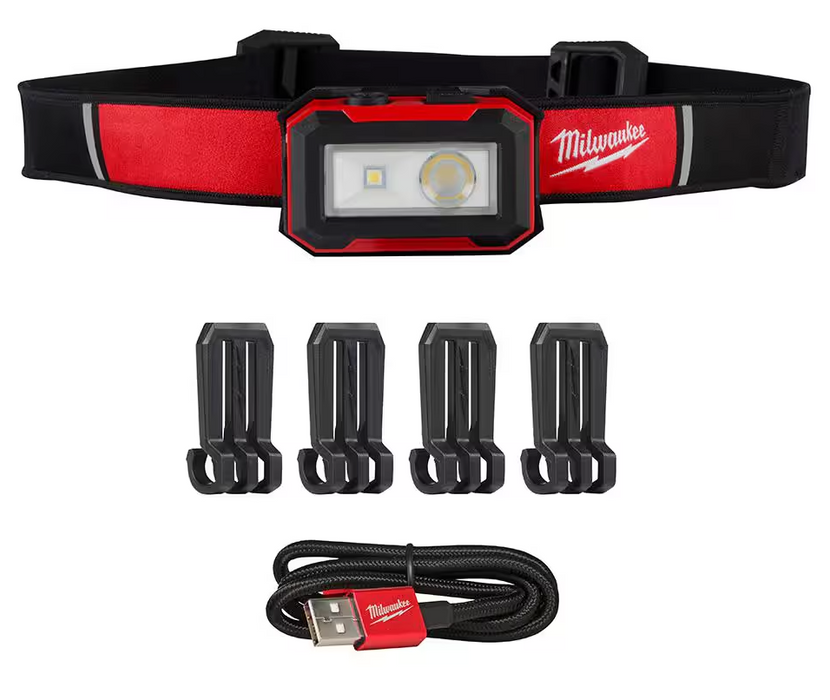 2012R Milwaukee Rechargeable Magnetic Headlamp (450 Lumens)