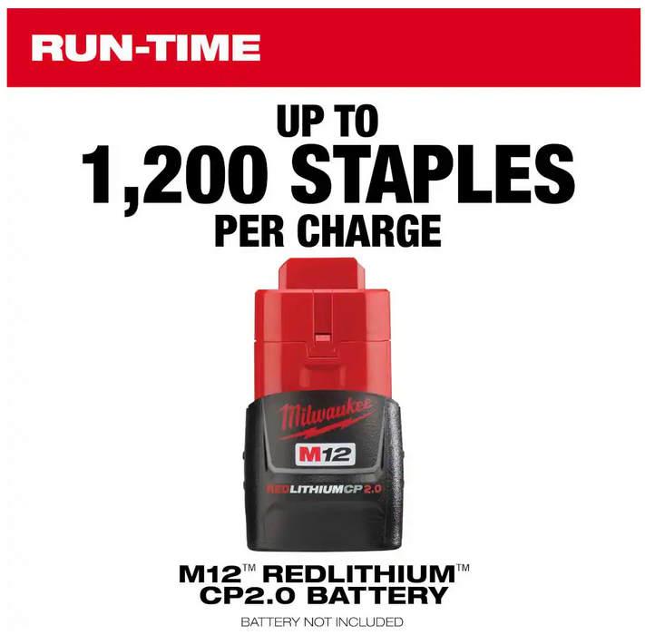 2448-20 Milwaukee M12 Cable Stapler (Tool Only)