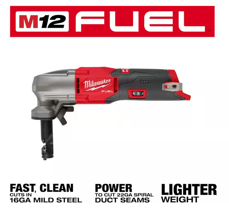 2476-20 Milwaukee M12 Fuel 16 GA Variable Speed Nibbler (Tool Only)