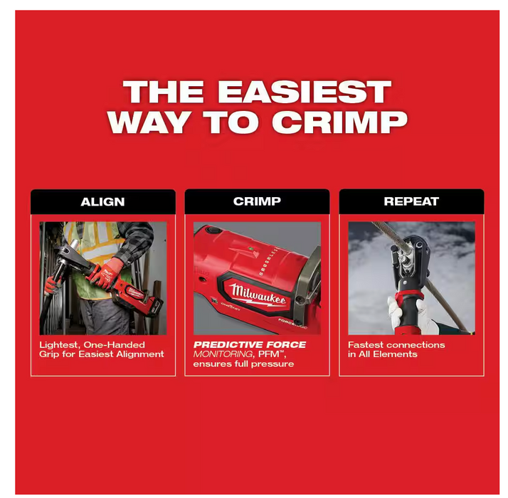 2879-22 Milwaukee M18 FORCE LOGIC 15T Crimper Kit