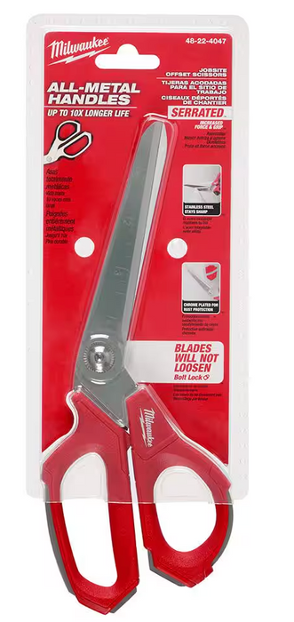 48-22-4047 Milwaukee Jobsite Offset Precision Scissors