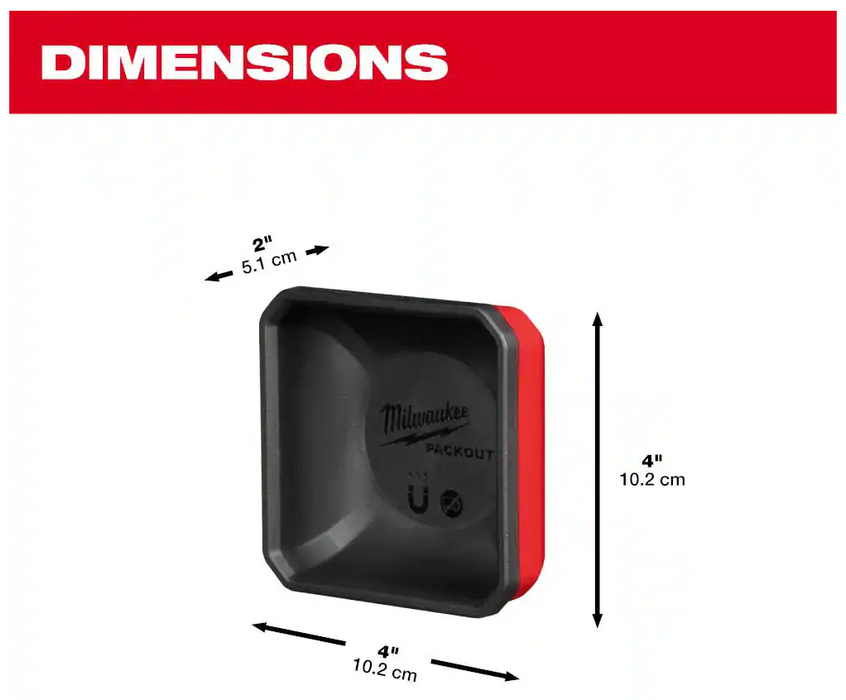 48-22-8070 Milwaukee PACKOUT Magnetic Bin Tool Holder - Small