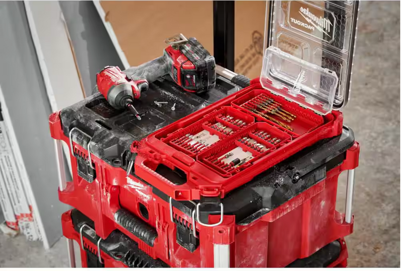 48-32-4097 Milwaukee SHOCKWAVE Impact Duty Alloy Steel Screw Driver Bit Set - 60 PC