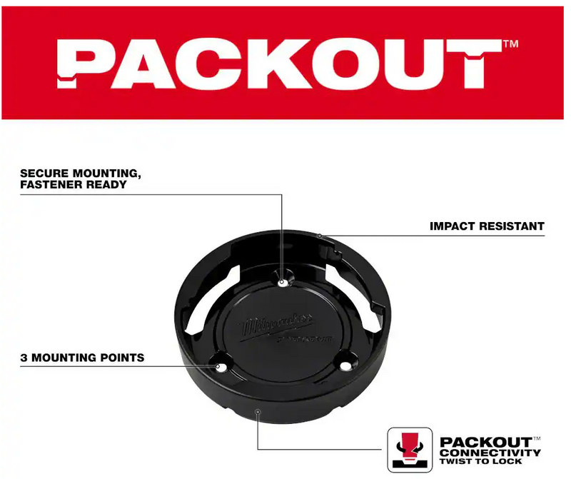 48-22-8399X Milwaukee PACKOUT Twist to Lock Mount
