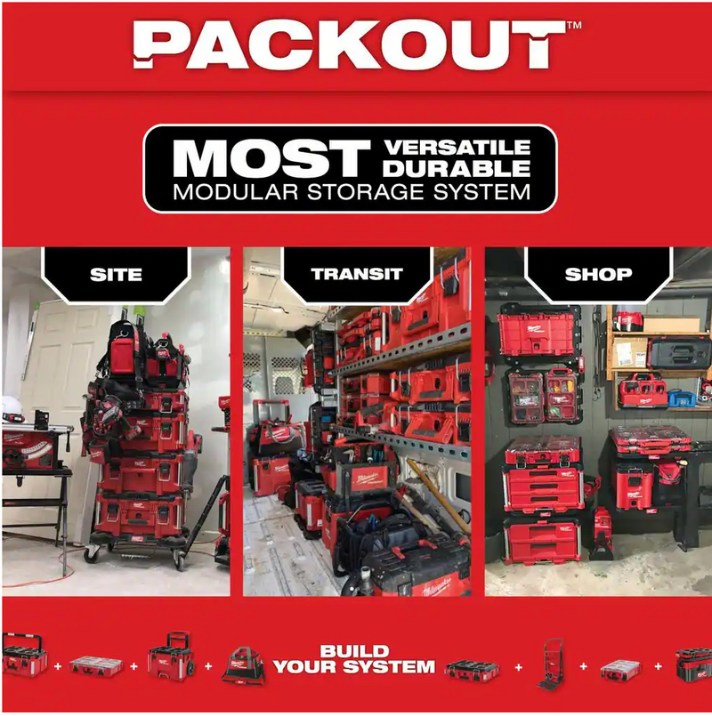 48-22-8410 Milwaukee PACKOUT Dolly Multi Purpose Utility Tool Cart (4 Wheels)
