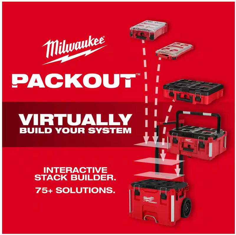 48-22-8431 Milwaukee PACKOUT 11 Compartment Low Profile Organizer