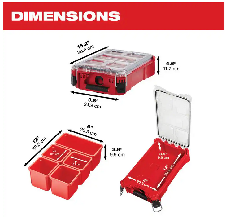 48-22-8435 Milwaukee PACKOUT 5 Compartment Organizer