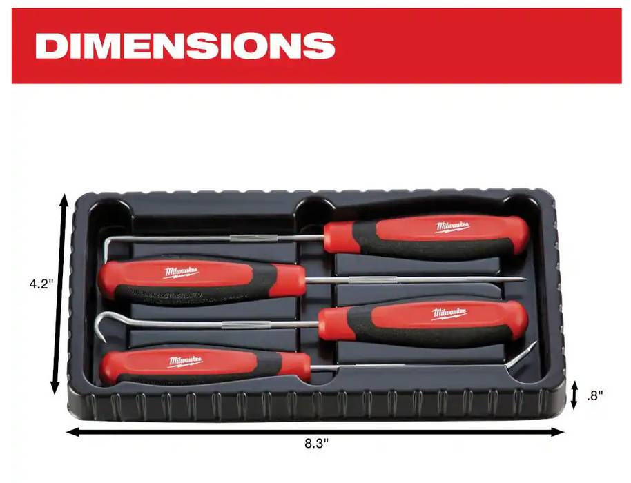 48-22-9215 Milwaukee Hook & Pick Set (4 PC)