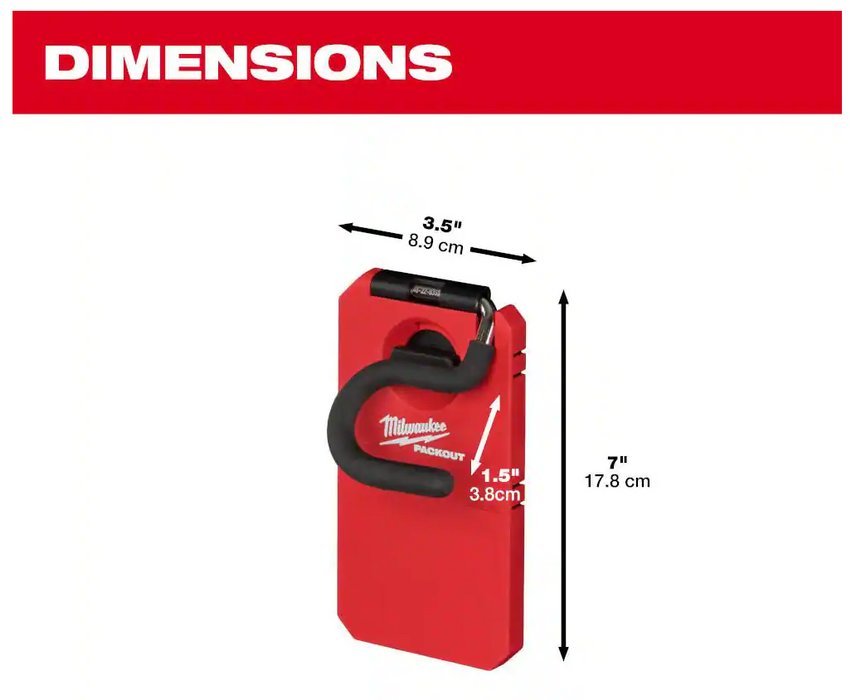 48-22-8333 Milwaukee PACKOUT 4" Large S-Hook