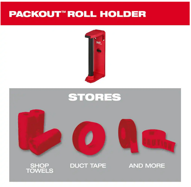 48-22-8337 Milwaukee PACKOUT Roll Holder
