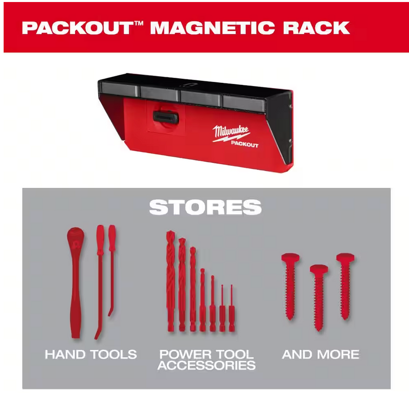 48-22-8346 Milwaukee PACKOUT Magnetic Rack Tool Holder