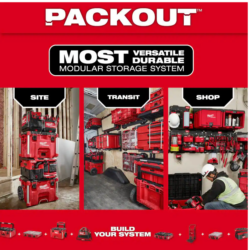 48-22-8346 Milwaukee PACKOUT Magnetic Rack Tool Holder