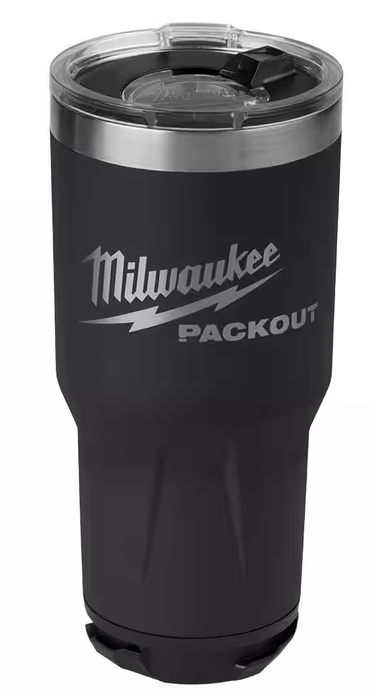 48-22-8393B Milwaukee PACKOUT 30oz Tumbler - Black