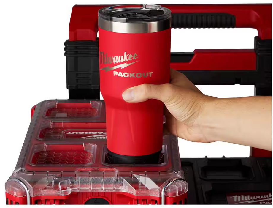 48-22-8393R Milwaukee PACKOUT 30oz Tumbler - Red