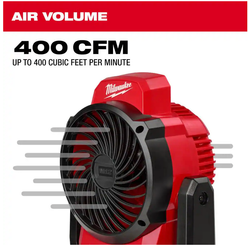 0820-20 Milwaukee M12 Jobsite Fan (Tool Only)