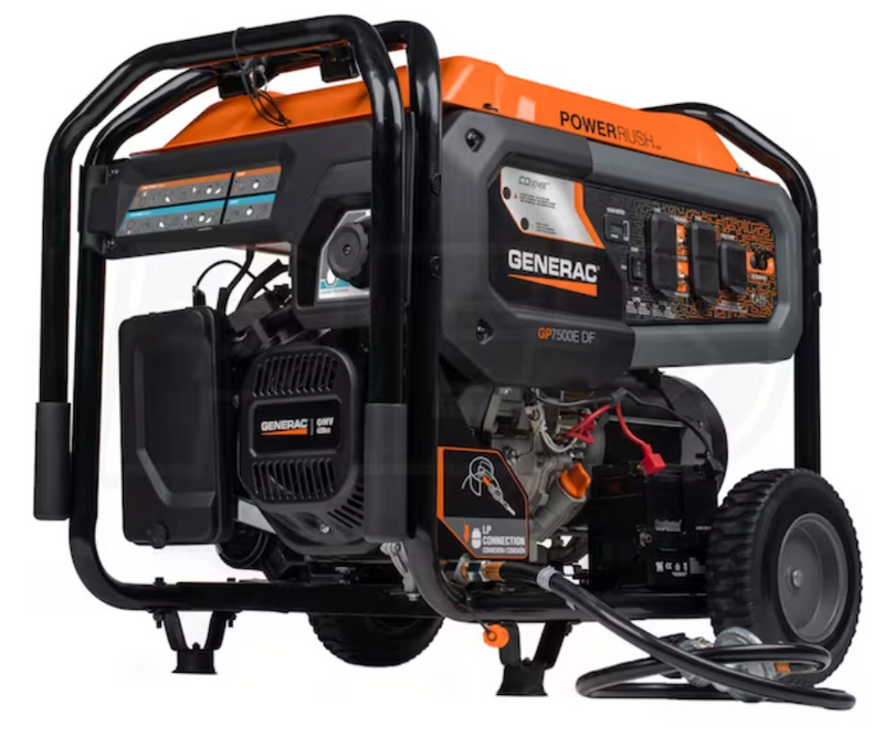 8011 Generac GP7500EDF Portable Generator