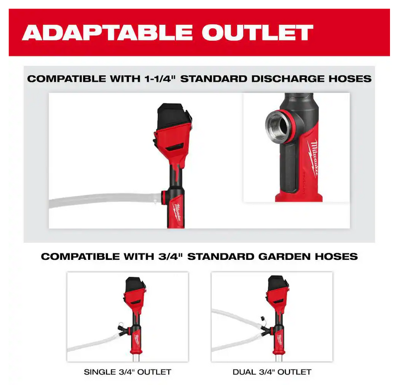 2940-20 Milwaukee M18 Brushless Stick Transfer Pump