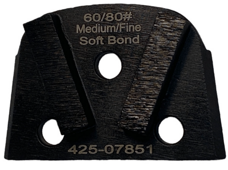 425-07851 Virginia Abrasives Grinder Tooling (60/80 Double Trapezoid) (Pack of 3)