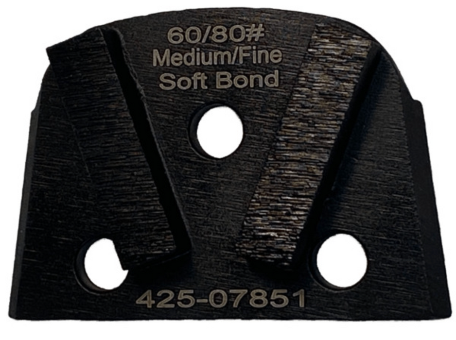 425-07851 Virginia Abrasives Grinder Tooling (60/80 Double Trapezoid) (Pack of 3)