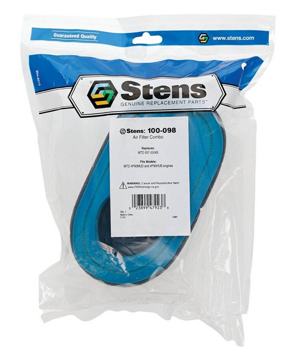 100-098 Stens Air Filter Combo