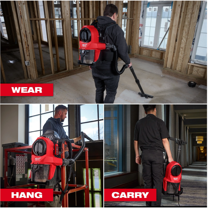 0895-20 Milwaukee M18 FUEL 3-in-1 Backpack Vacuum