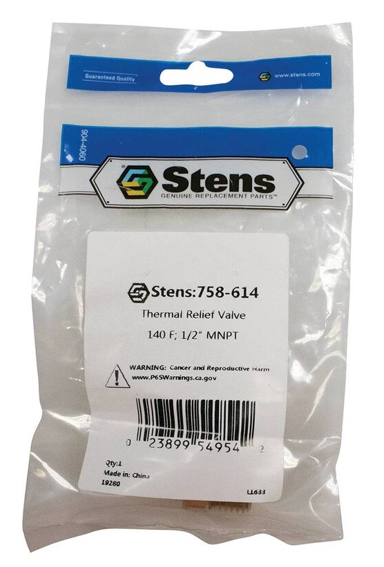 758-614 Stens Thermal Relief Valve (1/2" MNPT)