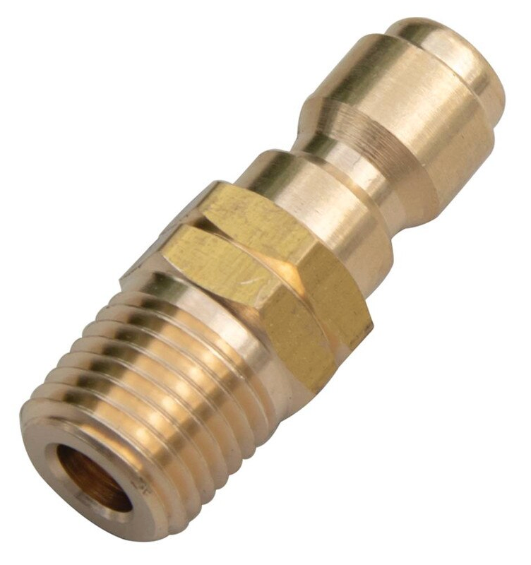 758-562 Stens General Pump Plug 1/4" Pl Steel, Male, 5000 PSI