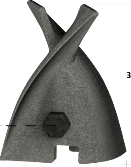 SB25/131740 Pengo Auger tip (Fish tail)