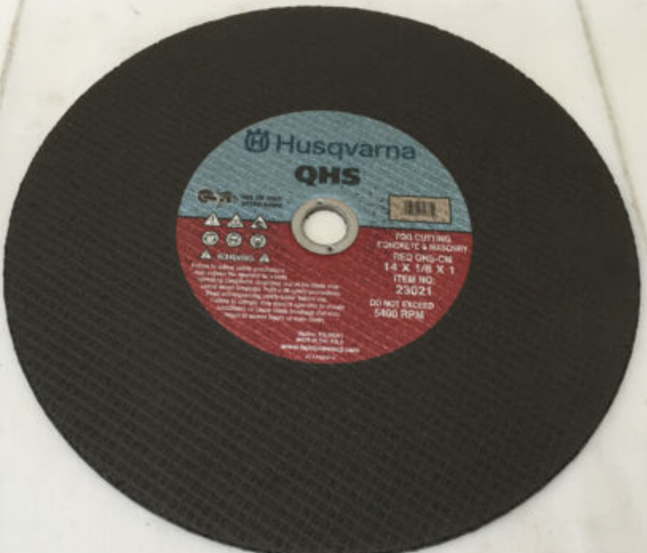 542751492 Husqvarna Cut Off Blade 14" Masonry/Concrete/Asphalt (Quality High Speed) Red QHS