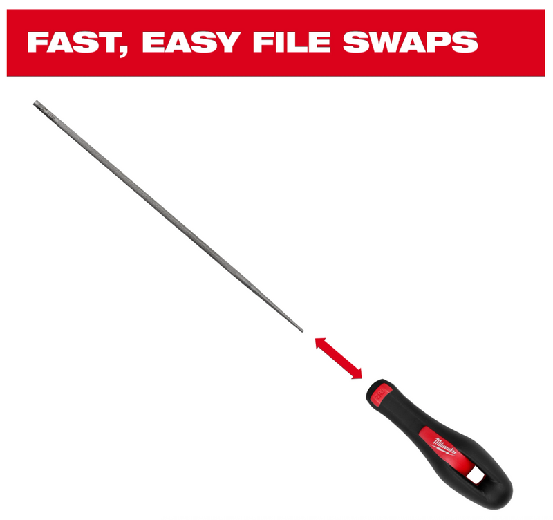 49-16-2880 Milwaukee 9pc Saw Chain Sharpening Set with PACKOUT Low-Profile Comp