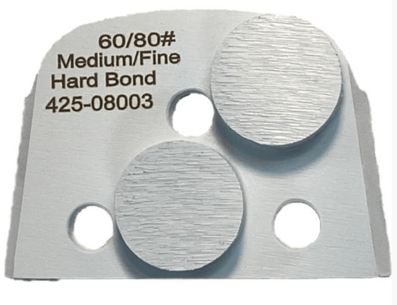 425-08003 Virginia Abrasives Double Dot Hard Bond 60/80 Medium/Fine Grinder Tooling (Pack of 3)