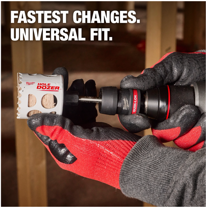 49-22-4702 Milwaukee 12PC QUIK LOK™ HOLE DOZER™ Bi-Metal Kit with PACKOUT™ Compact Organizer