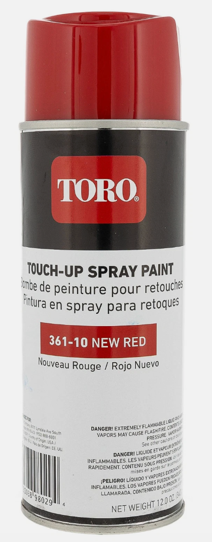 361-10 Toro Red Touch Up Spray Paint