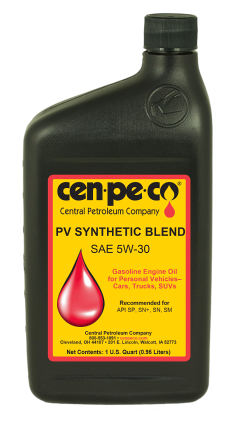 PV Synthetic Blend CenPeCo SAE 5w-30 Oil