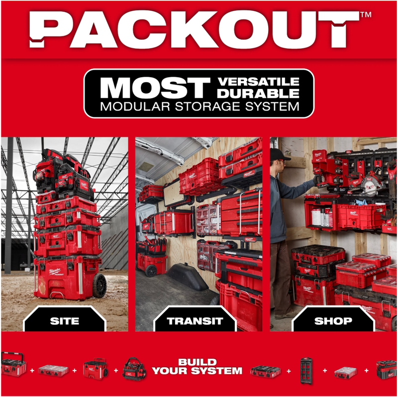 48-22-8607 Milwaukee PACKOUT™ Tool Box Long Tool Holder Attachment