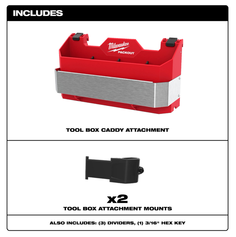 48-22-8602 Milwaukee PACKOUT™ Tool Box Caddy Attachment