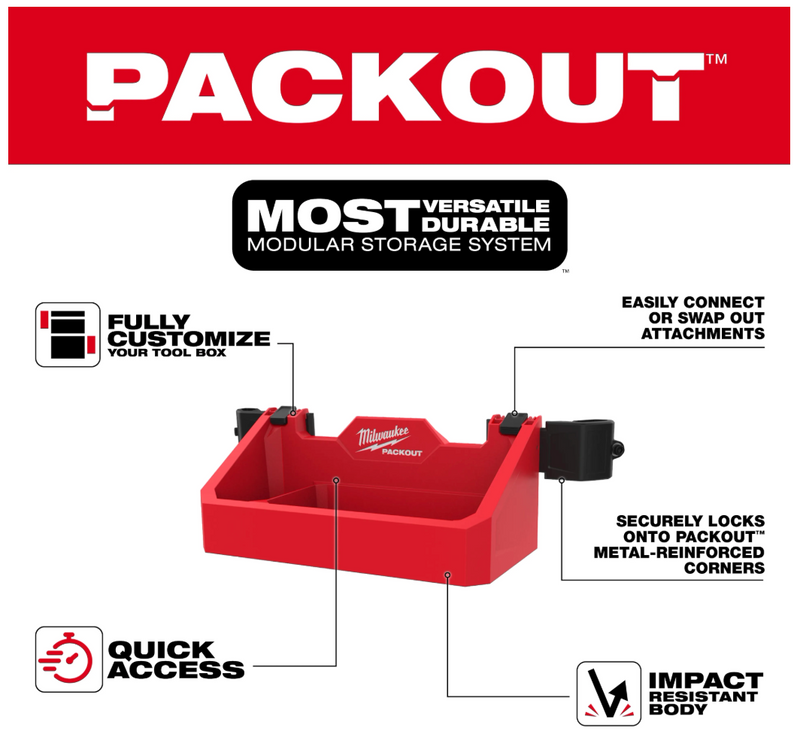 48-22-8605 Milwaukee PACKOUT™ Tool Box Tray Attachment