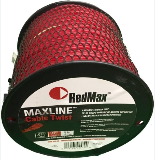 588049609 RedMax Cable Twist Trimmer Line [.095" / 5lbs / 1,425ft Spool]