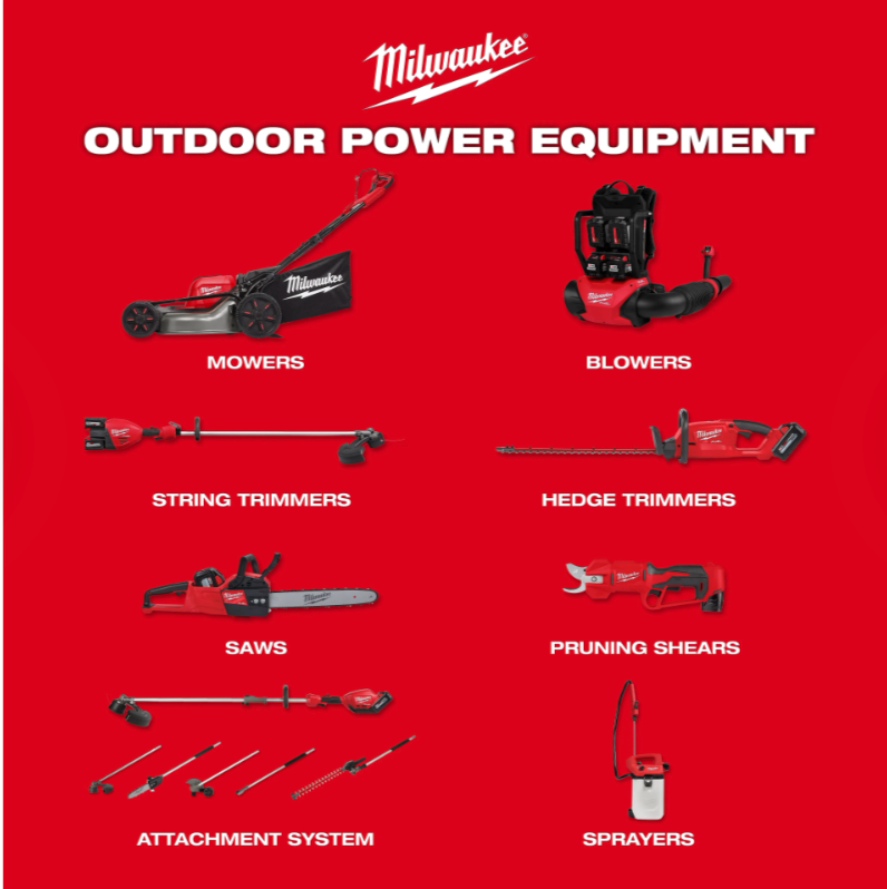 49-16-2739 Milwaukee M18 Fuel Quik-Lok Cultivator Attachment