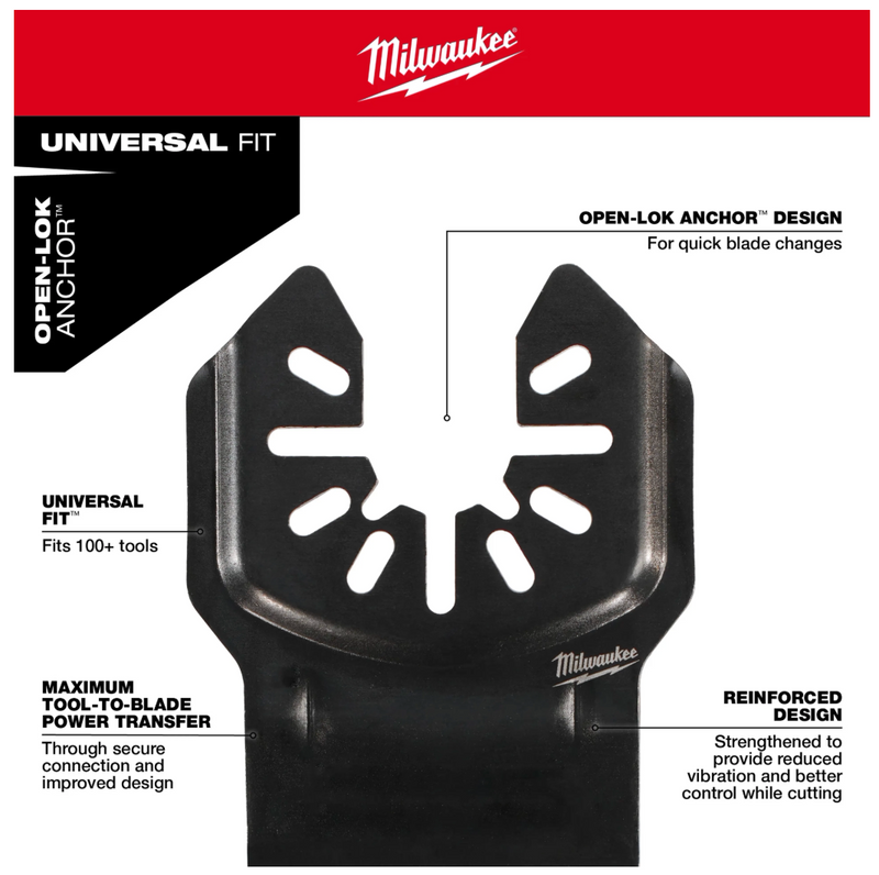 49-10-9005 Milwaukee OPEN-LOK 3 PC Multi-Material Multi-Tool Blade Variety Pack