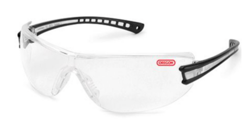 42-141 Oregon Eyewear Black Frame/Clear Lens Glasses #19GB80 DNR