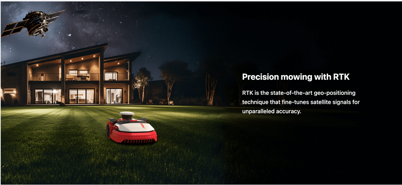 KR237 Kress RTKⁿ 10.5-Acre Robotic Lawn Mower with OAS (Obstacle Avoidance System)