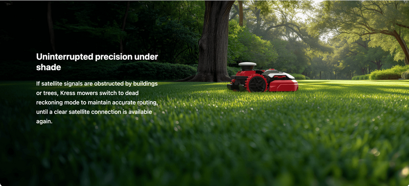 KR161 Kress 1/4 Acre MISSION RTK Robotic Lawn Mower