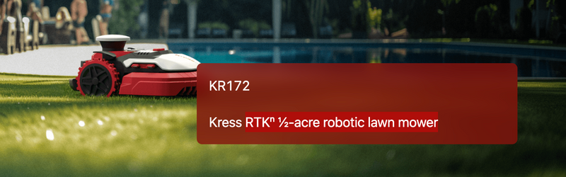 KR172 Kress RTKⁿ ½-acre Robotic Lawn Mower