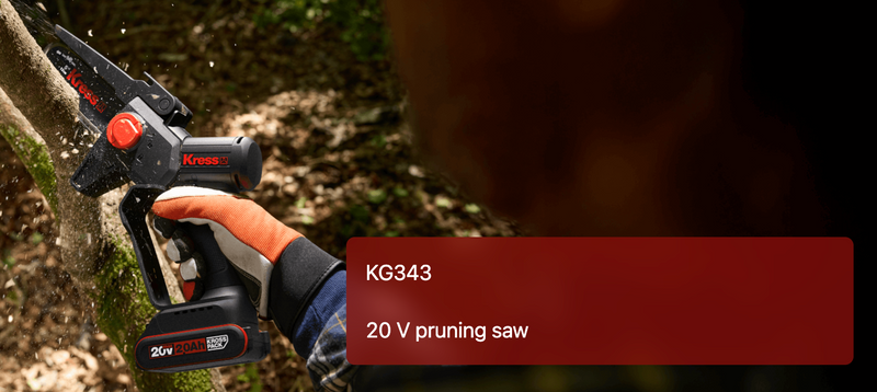 KG343 Kress 20V 5-inch Pruning saw (2Ah Battery + 2-Amp Charger)