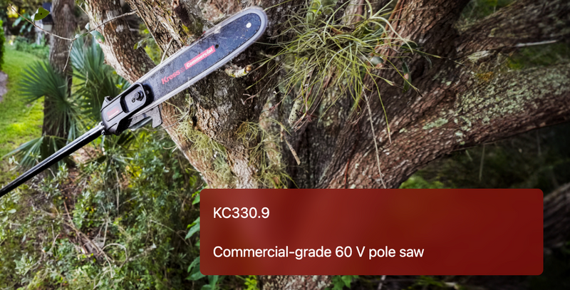 K330.9 Kress Commercial 60V 10-inch Pole Saw