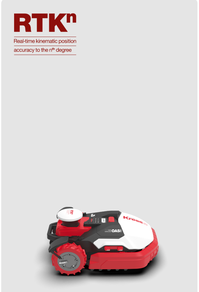 KR237 Kress RTKⁿ 10.5-Acre Robotic Lawn Mower with OAS (Obstacle Avoidance System)