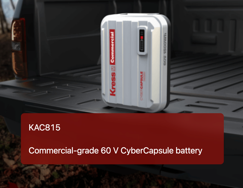 KAC815 Kress 25AH Commercial-grade 60 V Cyber Capsule battery